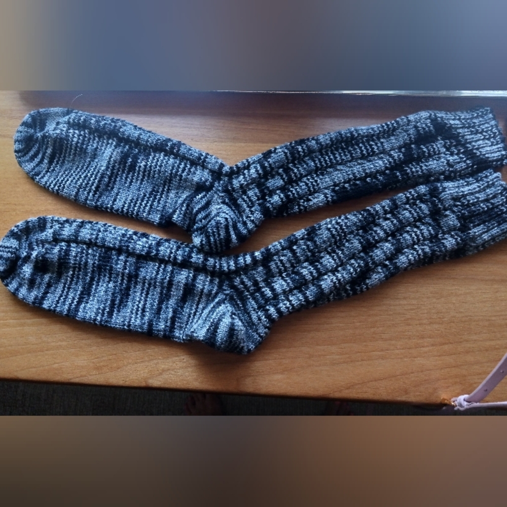 Black/Gray Women's Socks